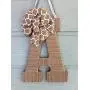 Front Door Décor-Shabby Chic Burlap Monogram Front Door Décor-Shabby Chic Burlap Monogram