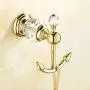 OWOFAN Towel Hook Clothes Rack Hanger Wall Hooks Kitchen Bathroom Luxury Accessories, Gold HK-25 OWOFAN Towel Hook Clothes Rack Hanger Wall Hooks Kitchen Bathroom Luxury Accessories, Gold HK-25