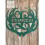 Deer Antler Last Name Sign 18 inch ACM Metal Signs For Man Cave Metal Monogram Door Hanger Personalized Gift Personalized Door Hanger Family Sign QUICK SHIPPING Deer Antler Last Name Sign 18 inch ACM Metal Signs For Man Cave Metal Monogram Door Hanger Personalized Gift Personalized Door Hanger Family Sign QUICK SHIPPING