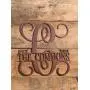 Personalized Metal Monogram Letter, Customized Door Hanger Monogram, Split Letter Monogram