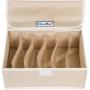 Zaki Boxes Drawer Organizer Set with Lids | Closet Organizers | Underwear Storage Boxes | for Socks, Bras, Scarves, Lingerie, Belts, More | Use Under Bed, for Travel & Luggage (Tan, 3pc Variety Pack) Zaki Boxes Drawer Organizer Set with Lids | Closet Organizers | Underwear Storage Boxes | for Socks, Bras, Scarves, Lingerie, Belts, More | Use Under Bed, for Travel & Luggage (Tan, 3pc Variety Pack)