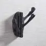 KES A5060-7 Wall Mounted Swing Arm Triple Coat and Hat Hook Solid Metal, Oil Rubbed Bronze