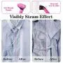 Dyvio Garment Steamer, Professional Clothes Steamer Heavy Duty Powerful Fabric Steamer, 4 Adjustable Steam Settings with 1.8 L Visible Water Tank Fabric Brush & Garment Hanger, Perfect for Household… Dyvio Garment Steamer, Professional Clothes Steamer Heavy Duty Powerful Fabric Steamer, 4 Adjustable Steam Settings with 1.8 L Visible Water Tank Fabric Brush & Garment Hanger, Perfect for Household…