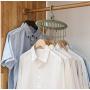 10pcs Random Color Clothes Coat Hangers 9-Hole Clothes Drying Racks Multi Funcion Plastic Scarf cabide Baby Hanger Storage Rack Hangers for Clothes