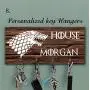Key Hanger, Personalized Key Holder, Anniversary Gift, Housewarming Gift, game of thrones key holder,custom key rack,custom key holder,stark gift, stark key holder, key holder for wall