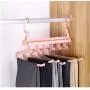 5 in 1 Multi-Functional Pant Rack Shelves Space Safer Stainless Steel Magic Wardrobe Clothing Hangers for Clothes Rack 5pcs Random Color 5 in 1 Multi-Functional Pant Rack Shelves Space Safer Stainless Steel Magic Wardrobe Clothing Hangers for Clothes Rack 5pcs Random Color