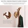ZIHAOC Wooden Coat Rack, Corridor Entrance Style Clothes Rack, Hall Hangers, 10 Hooks, Modern Style, Solid and Stable, Super Easy to Assemble,B ZIHAOC Wooden Coat Rack, Corridor Entrance Style Clothes Rack, Hall Hangers, 10 Hooks, Modern Style, Solid and Stable, Super Easy to Assemble,B
