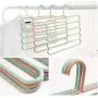 5 Layers Non-Slip Multifunctional Clothes Hangers Pants Storage Hangers Cloth Rack Multilayer Storage Scarf Tie Rack Hanger 10PC Random Color 5 Layers Non-Slip Multifunctional Clothes Hangers Pants Storage Hangers Cloth Rack Multilayer Storage Scarf Tie Rack Hanger 10PC Random Color