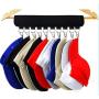 Cap Hanger Portable Collapsible Travel Metal Clip Clothes Hangers Non-Slip Rack Clothes Hanger Velcro Hanger Hat Clip (style 1, 11.8 inches.)