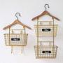 MOM Home Storage Shelves,Office Furniture Stands Hanging Wall Shelves Decoration Wrought Iron Hanger Flower Stand Hanging Basket Pre-Assembled Shelving Bedroom Space Saving Holders,Gold,13.9719.68In