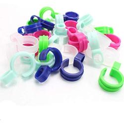 Welldoit 50 Pcs Hook Clips Organize Clothes Hanger Windproof Hook Plastic Fixed Antiskid Hook (Multicolor)