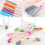 KIPB 10 pcs Adult Plastic Clothes Hangers Non-Slip No Trace Drying Rack Clothes Hanger for Sweaters Dress Shirts (Random Color)