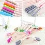 KIPB 10 pcs Adult Plastic Clothes Hangers Non-Slip No Trace Drying Rack Clothes Hanger for Sweaters Dress Shirts (Random Color)
