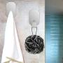 Luxspire 10PACK Self Adhesive Hook Kitchen Bathroom Wall Door 304 Stainless Steel Stick Holder Hanger Brushed Finish