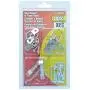 OOK by Hillman 535672 Zinc Ring Assorted Hanger and Picture Frame Back Kit, 32 Pieces