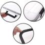 Fiaze 2-Pack 10 L Clear Latch Boxes with Lid, Plastic Storage Box