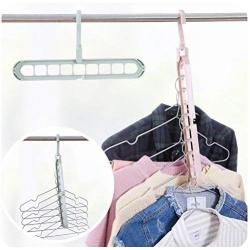 Home Storage Organization Clothes Hanger Drying Rack Plastic Scarf Clothes Hangers Storage Racks Wardrobe Storage Hanger 10pcs Random Color