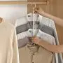 HJYPYJ Magic Hanger,Fold Multifunctional Hangers,Detachable Multi-Layer Hook Design,Space-Saving Organizer Hanger Strong Bearing Capacity/White / 44x40cm HJYPYJ Magic Hanger,Fold Multifunctional Hangers,Detachable Multi-Layer Hook Design,Space-Saving Organizer Hanger Strong Bearing Capacity/White / 44x40cm