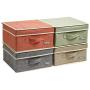 YueYue Small 4 Pack Fabric Stroage Boxes with Lids, Linen Foldable Stroage Boxes with lids 4 Color Set 12.4in/12in/6.7in YueYue Small 4 Pack Fabric Stroage Boxes with Lids, Linen Foldable Stroage Boxes with lids 4 Color Set 12.4in/12in/6.7in