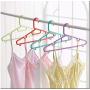 10pcs Plastic Hanger Thickening Slip-Resistant Racks Clothing Support Clothes Hanging Adult Hangers for Clothes Random Color