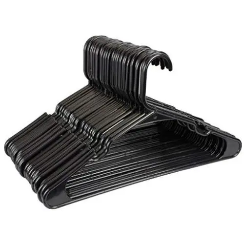 Black Notched Hangers - Clothes, Pants, Skirts, Sweaters - Set of 32 Black Notched Hangers - Clothes, Pants, Skirts, Sweaters - Set of 32
