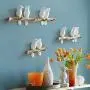 Evibooin Decor Wall Mounted Coat Rack | Birds On Tree Branch Hanger | for Coats, Hats, Keys, Towels, Clothes Storage Hanger (4 Hooks)