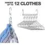 BKONY Space Saving Hangers Clothes Hangers for Clothes Hangers Space Saving Wardrobe Clothing Hanger Organizer, Updated Closet Space Saver Hangers
