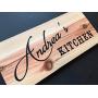 Personalized Kitchen Sign, Reclaimed Cedar 12x5 with Hanger, Rustic Country Elegant Wood Sign, Unique Gift, Housewarming Gift, Anniversary Gift, Birthday Gift, Wedding Gift, Kitchen Decor, Home Decor