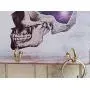 Skull Key Holder for wall, Decorativ Wood Key Hanger, Sugar Skull, wooden key hook, Skull decor, Space skull Skull Key Holder for wall, Decorativ Wood Key Hanger, Sugar Skull, wooden key hook, Skull decor, Space skull