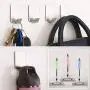 Adhesive Hooks, KOSIN Heavy Duty Wall Hooks Stainless Steel Ultra Strong Waterproof Wall Hangers for Robe, Coat, Towel, Keys, Bags, Home, Kitchen, Bathroom - 16 Pack