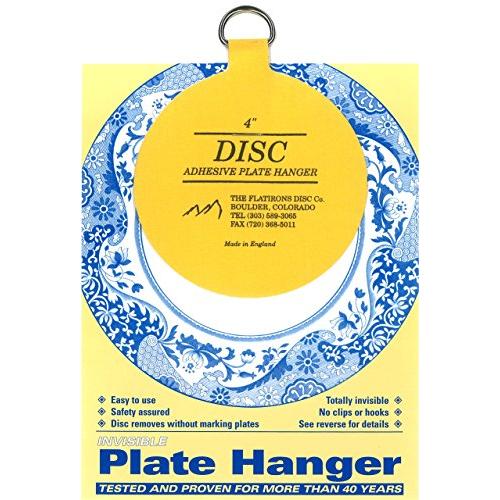 Flatiron Disc Invisible Plate Hanger, 4-Inch