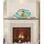 G.DeBrekht Fish Scenic Coastal Surfboards Palm Tree Sunset Wooden Door hanger / wall decor #8198527H
