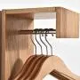 Owl Decoration Wood Hangers - Wall Wood Clothes Hangers Solid Wood Bedroom Clothes Rack Alloy Wall Hanging Creative Living Room Hook Corner hat Hanger