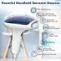 zonpor Steamer for Clothes, Portable Handheld Garment Clothes Steamer for Travel/Home - Powerful Pump Tech 12g/min Continuous steam, 25s Fast Heat-up, Auto-Off, Fabric Clothing Wrinkles Remover zonpor Steamer for Clothes, Portable Handheld Garment Clothes Steamer for Travel/Home - Powerful Pump Tech 12g/min Continuous steam, 25s Fast Heat-up, Auto-Off, Fabric Clothing Wrinkles Remover