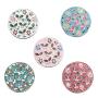 Handbag Hook, Mini Foldable Folding Table Handbag Hook Purse Holder Butterfly Flower Shape Table Hanger Holder for Home Decoration