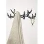 Vintage Cast Iron Deer Antlers Wall Hooks by Comfify | Antique Finish Metal Clothes Hanger Rack w/Hooks | Includes Screws and Anchors Vintage Cast Iron Deer Antlers Wall Hooks by Comfify | Antique Finish Metal Clothes Hanger Rack w/Hooks | Includes Screws and Anchors