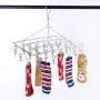 Urijk 36 Clips Metal Clothespins Stainless Steel Clothes Drying Rack Portable Metal Hanger Great for Indoor Outdoor Laundry Hanger Rectangle Hanging Clothes Dryer