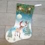 Xmas Ornament Christmas Stocking Santa Claus Elk Silverware Holder Pockets Xmas Stocking Tree Hanger for Home Decor Party Decor