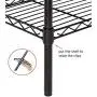 Heavens Tvcz Garment Rack Closet Steel Organizer Home Shelf Portable Clothes Hanger 48&quotx18&quotx71" for Hang Clothes Store Sweaters, Hats, Gloves, Purses Shoes Even Totes.