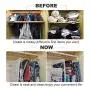 Myfolrena Pants Hangers, Updated S Shaped Hanger Non Slip Clothes Hanger Space Saving for Jeans Trousers Slacks Leggings (Teal-4 Pack)