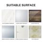 Suction Cup Hook LUXEAR Transparent Reusable Hook Razor Holder for Shower Bathroom Livingroom Kitchen Hook No Scratch Waterproof Oilproof Kitchen Wall Hanger (2 pcs Transparent)