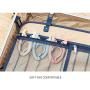Studyset Portable Folding Travel Hanger Detachable Clips Foldable Non-Slip Clothes Hanger Beige with Clips