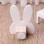 Tebatu Bunny Hook, Wooden Clothes Hanger Wall Decor for Children Bedroom