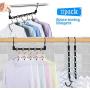GoGoMart Space Saving Hangers, Magic Hangers/Closet Organizer/Apartment Essentials/Hanger Organizer (12 Pack)