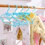 wing1 4PCs/Lot Bow Knot Clothes Hanger Kids Children Toddler Baby Clothes Coat Plastic Hangers Hook Household,Yellow