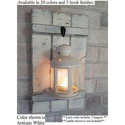 Renewed Decor Sydney Lantern Hangers Pair (2) with hook home decor, bedroom decor, lanterns, candles, wall mount lanterns (LANTERN NOT INCLUDED)