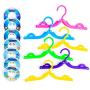 Baby Closet Size Dividers for Clothes - 13 Pack Unisex Neutral Dividers and Portable Folding Infant Hangers - Perfect Newborn Nursery Clothing Organizer and Storage for Boys Or Girls