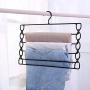 Pant Hangers Durable Slack Hangers Clothes Pants Hangers-Multi Layers Pant Slack Hangers Swing Arm Pants Hangers Closet Storage for Pants Jeans Multi Layers Stainless Steel Space Saving Clothes