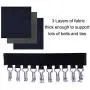 LEKUSHA Belt Tie Organizer Hanger, 20 Hook Belt Tie Rack, Space Saver Storage Holder for Closet - Change Your Clothes Hanger to Belt Tie Organizer Hanger