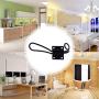 1pc Retro Metal Double Prong Hook Clothes Hanger Home Door Wall Towel Hat Purse Hanger Closet Organizer Clothes Hook